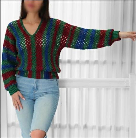 Hooked in style_6-Day crochet Sweater pattern