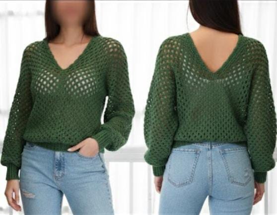 Hooked in style_6-Day crochet Sweater pattern